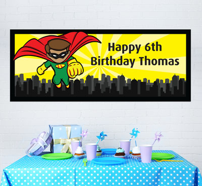 boys party banners