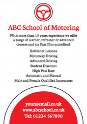 steering wheel leaflets