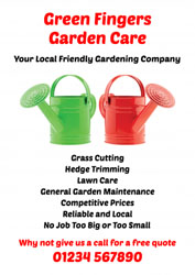 watering cans leaflets
