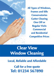 clean windows leaflets