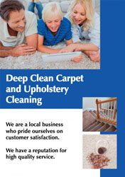 upholstery cleaning flyers