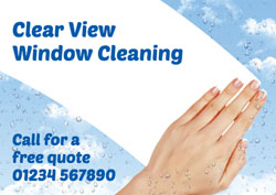 window and gutter cleaning flyers