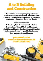 building and construction flyers