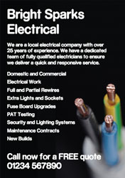 electrical cable flyers