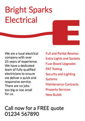 e for electrician flyers