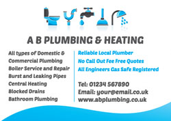 bathroom fitters flyers