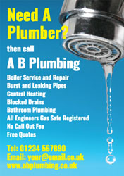 need a plumber flyers