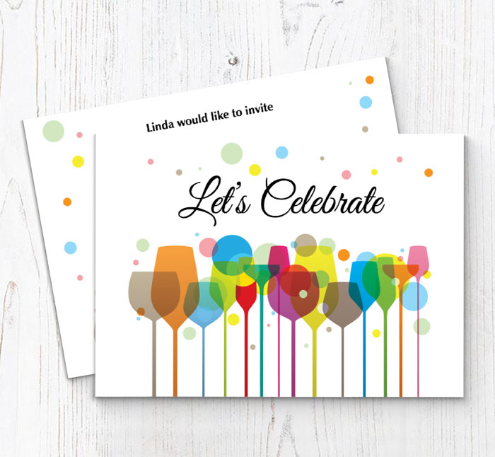 lets celebrate party invitations