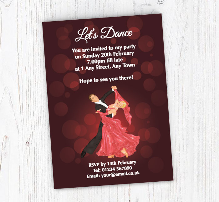 strictly party invitations