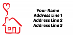 heart house address labels