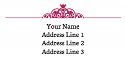 ornate address labels