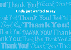 blue thank you cards