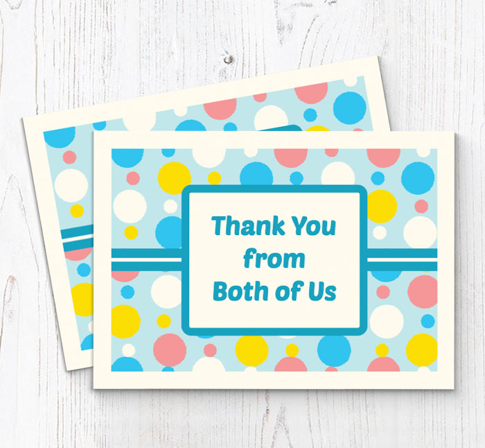 dotty thank you cards