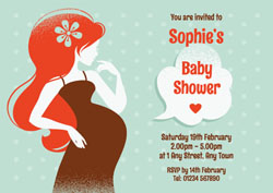 mum to be baby shower invitations