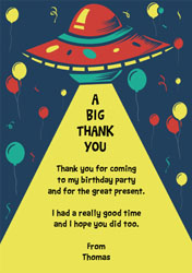 ufo thank you cards