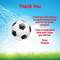 back of the net thank you cards