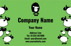 black sheep business cards