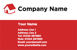 red house business cards