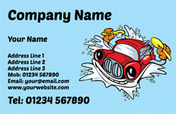 hand car wash business cards