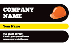 hard hat business cards