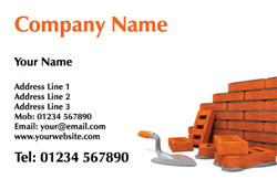 bricklaying business cards