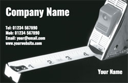 tape measure business cards