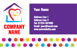 heart and house business cards