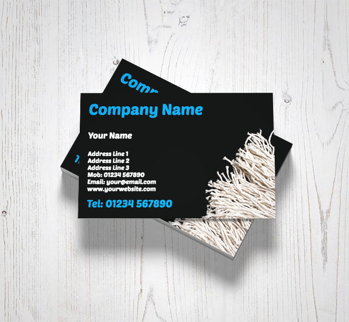 floor mop business cards