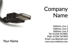 USB cable business cards