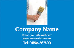 man with paintbrush business cards