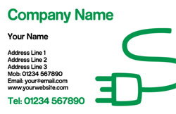 green plug business cards