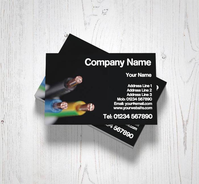 electrical cable business cards