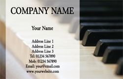 pianist business cards