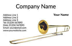 trombone business cards