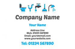 bathroom fitters business cards