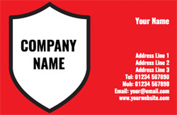 shield business cards