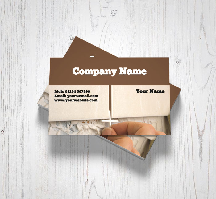wall tiling business cards