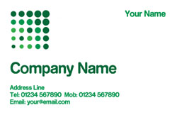 green dots business cards