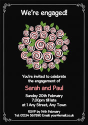bouquet of flowers invitations