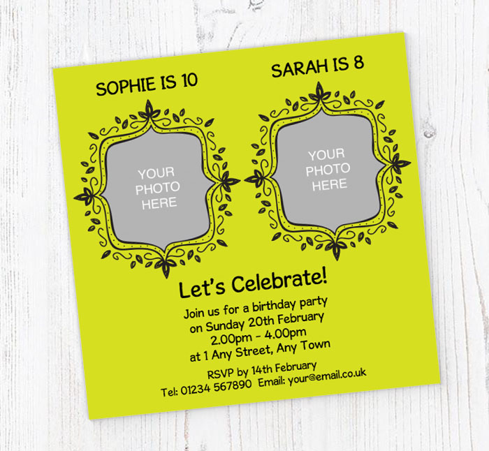 joint party invitations