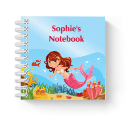 mermaid mini notebook