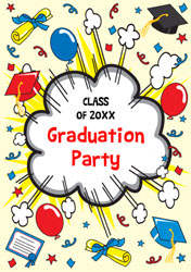 leavers party invitations
