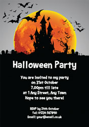 halloween night party invitations