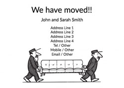 removal men moving cards