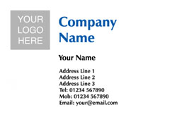 company logo upload business cards