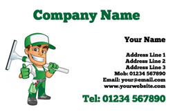 local window cleaning business cards