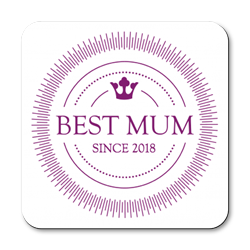 personalised best mum since coasters