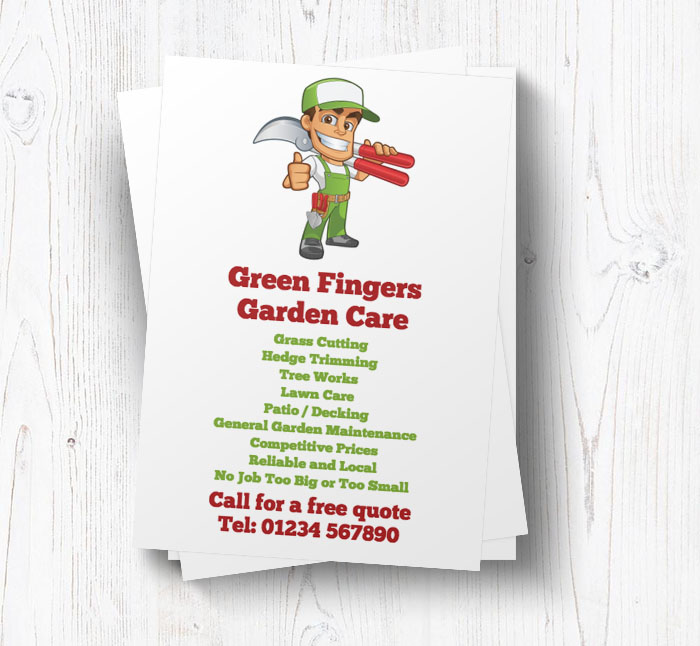 local gardening service leaflets