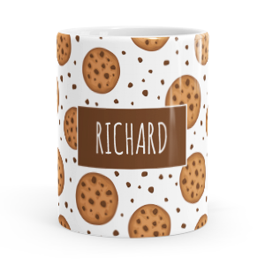 personalised cookie mug