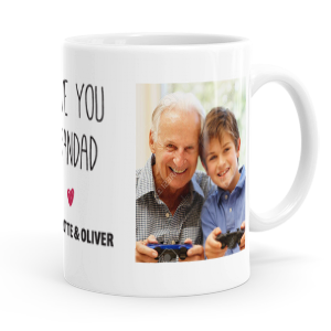 personalised love you grandad mug